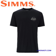 Футболка Simms Circle Lockup T-Shirt Black